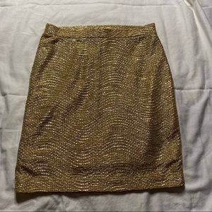 Shiny Gold Skirt